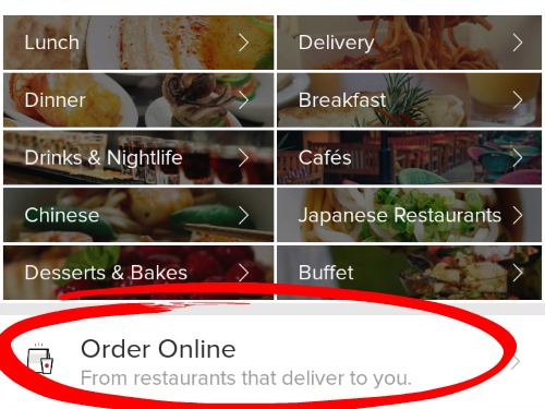 Order Food Directly From the Zomato App!