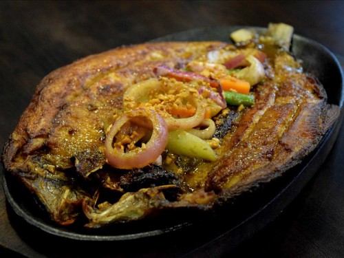 Gerrys Grill Sizzling Bangus