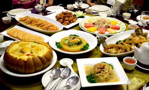 Causeway Seafood Restaurant Food Table