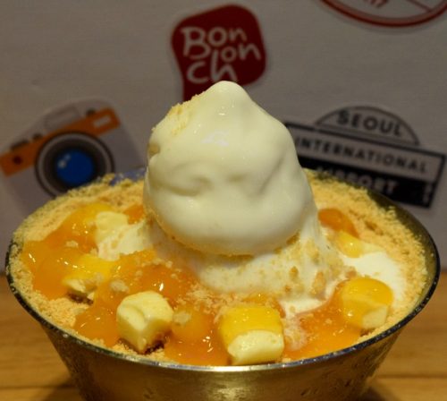 BonChon Bingsu Mango Cheesecake