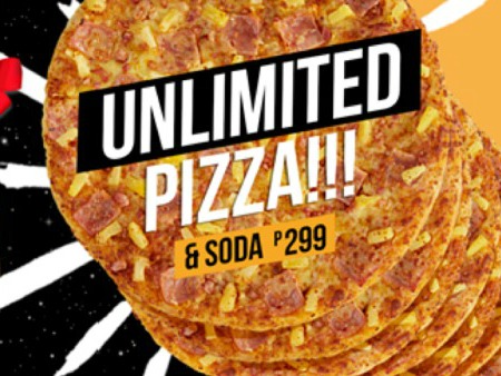 Yellow Cab UNLI PIZZA Promo! Dec. 28-29