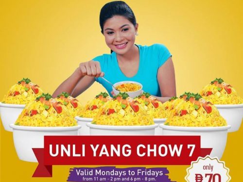 UNLI Yang Chow Fried Rice – Only P70 at Super Bowl of China