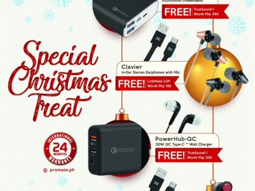 Get Free Earphones or USB Cable When You Buy Promate Gadgets