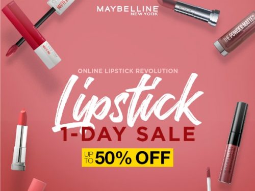 Maybelline & L’Oreal Lipsticks Sale on Lazada – Up to 50% OFF!