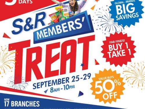 S&R Members’ Treat is Happening Next Week! Here’s the SCOOP!