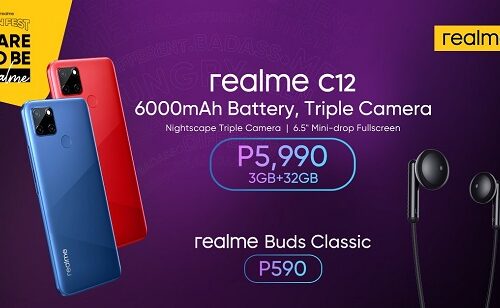 realme C12 Launches for P5,990 and Buds Classic for P590!