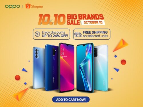 OPPO Up to 24% OFF on Shopee’s 10.10 Big Brands Sale