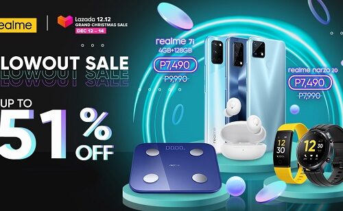 Complete List of realme x Lazada 12.12 Grand Christmas Sale