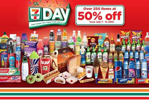 7-Eleven 50% OFF Birthday SALE Starts Today until July 11!