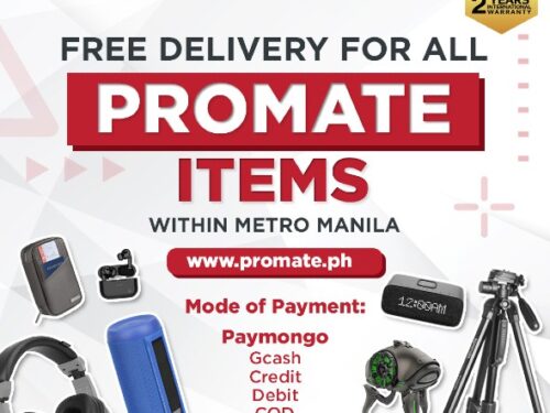 FREE DELIVERY When You Shop From Promate’s New Website!