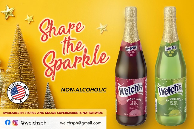 Make Your Holidays Sparkle with Welch’s Sparkling Juices